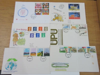 QUEEN ELIZABETH II VARIOUS STAMP COVERS X 6 - PLEASE SEE PHOTOGRAPHS - Image 1 of 4