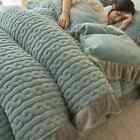 4pcs Winter bedding set warm down duvet cover, pillowcase bed sheet set