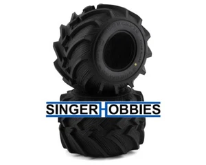 JCONCEPTS 3084-00 Fling Kings 2.6" Monster Truck Tires (2) (Yellow) HH - Picture 1 of 2