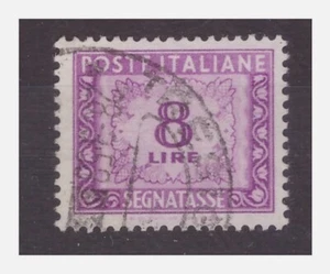 ITALIA 1956 - SEGNATASSE 8 Lire STELLE USATO - Picture 1 of 1