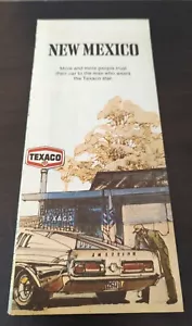 Vintage 1971 Texaco New Mexico State Travel Road Map - Bild 1 von 2