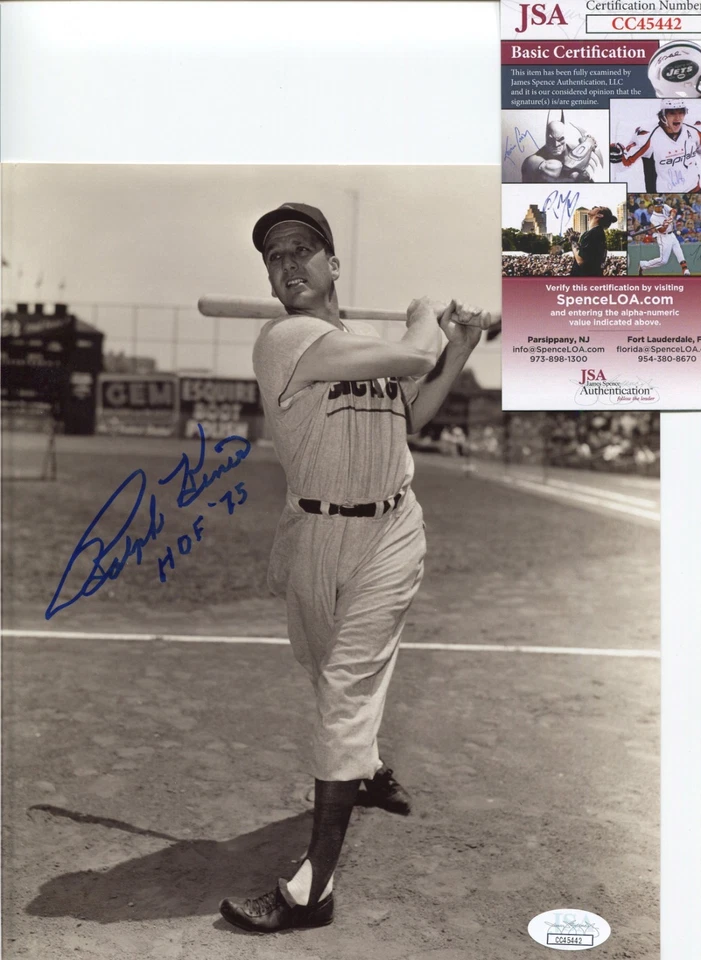 Ralph Kiner Pittsburgh Pirates JSA COA signed 8x10 authenticated photo autograph - Image 1 of 1