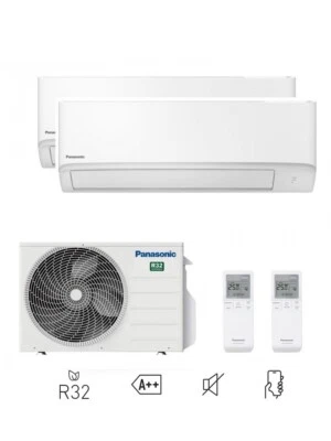 PANASONIC TZ Multi Split 2,5kW+3,5kW Klimaanlage Wärmepumpe R32 Superkompakt - Bild 1 von 4