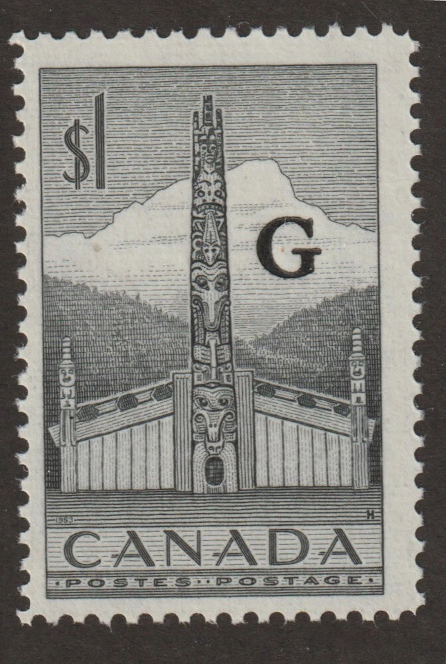 Canada 1951-53 #O32 Overprinted Official Stamp Totem Pole - F MNH - Image 1 of 1