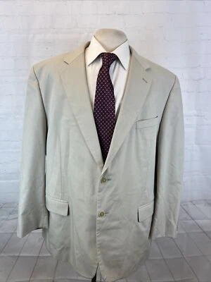 SPRING/SUMMER Haspel Men's Beige Gray Blazer 48R $595 - Image 1 of 4