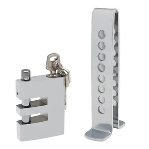Diebstahlsicherung Kupplungsschloss, Edelstahl Kupplungsschloss, Schwerlast Bremsschloss - Bild 1 von 6