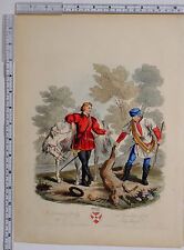 1812 Mode Kostüm Aufdruck Hand Farbig Reign Henry V Wildhüter Sportler