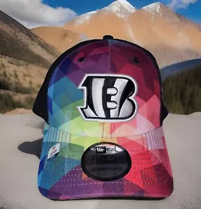 Cappello Crucial Catch Cincinnati Bengals Nuova Era 39THIRTY NFL Sideline Fitted M/L - Foto 1 di 4
