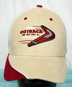 Vintage 2007 Outback Bowl Einheitsgröße verstellbar Baseball Ball Kappe Mütze neu ohne Etikett - Bild 1 von 4