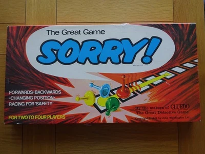 Vintage 1969 Sorry! Game by Waddington's - Complete - Image 1 of 4