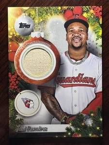2025 Topps Holiday Jose Ramirez Bat Relic Cleveland Guardians - Picture 1 of 1