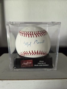 Mel Parnell Signed MLB Baseball w/ Case – Boston Red Sox – Rawlings Selig Era - Picture 1 of 8