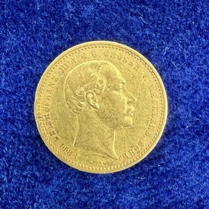 Goldmünze 10 Mark Friedrich Franz III. Mecklenburg Schwerin 1890 A, JaegerNr.232 - Bild 1 von 2