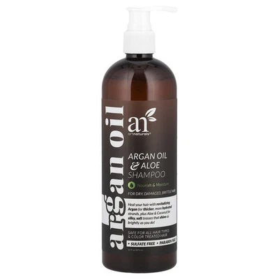 Artnaturals Argan Oil Shampoo Restorative Formula 16 fl oz 473 ml Cruelty-Free, - Image 1 of 3