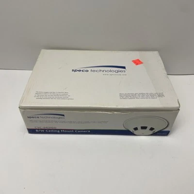 Cámara de montaje en techo SPECO Technologies blanco y negro - Modelo CVC-262SD - Nueva en caja abierta Foto 1 de 4