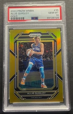 2023 prizm Allie Quigley gold 8/10 psa 10 - Image 1 of 2