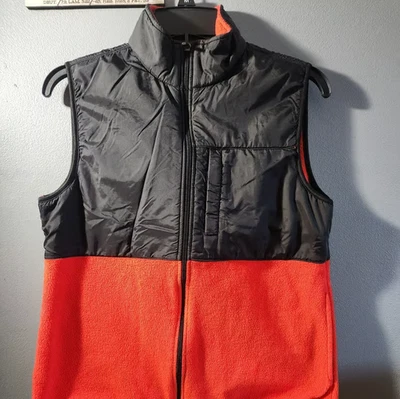 Chaleco polar de caza naranja talla MEDIANO para niños con bufanda Foto 1 de 4