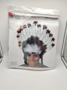 Accessori costume copricapo Rubini nativi americani elastico intorno alla schiena della testa - Foto 1 di 9