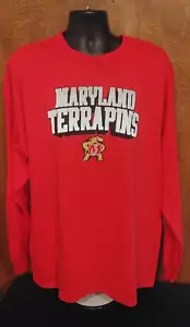 Maryland Terrapins NCAA Majestic X-Large Long Sleeve T-Shirt - Picture 1 of 5