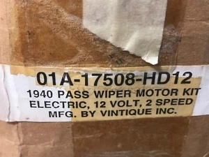 New 1940 Ford 2 spd wiper kit. 01A-17508-HD12. Vintique. - Picture 1 of 5