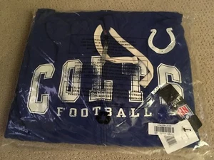 INDIANAPOLIS COLTS NFL TEAM APPAREL FELPA CON CAPPUCCIO FODERATA IN PILE TAGLIA LARGE - Foto 1 di 1
