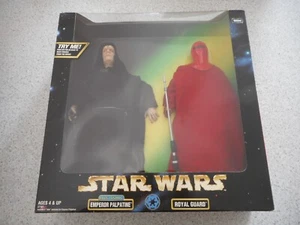 STAR WARS 12" FIGURE ACTION COLLECTION 1998 ELECTRONIC EMPEROR PALPATINE & GUARD - Picture 1 of 16