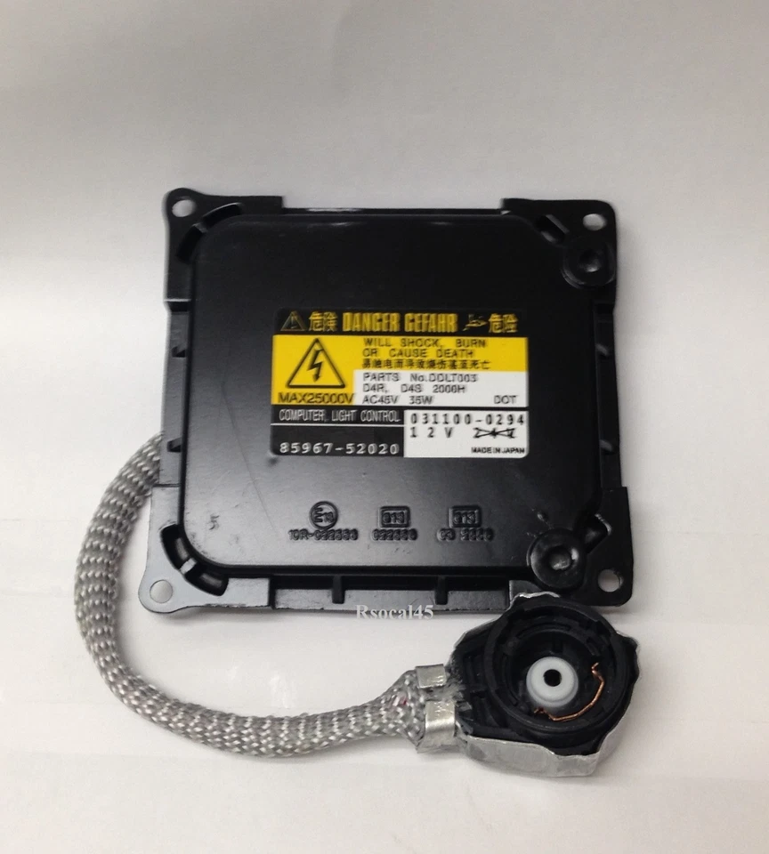 New for OEM Lexus Toyota D4S D4R HID Xenon Ballast fit Denso Koito DDLT003 - Image 1 of 2