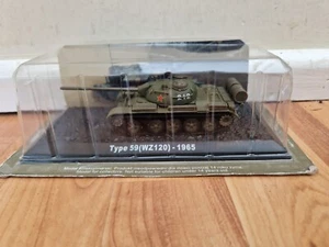 ATLAS AMERCOM 1/72 1965 TYPE 59 WZ120 DIECAST MODEL MILITARY TANK - Picture 1 of 3
