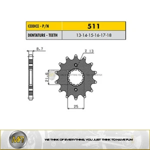 POUR SUZUKI GSX R 1000 DE 2001 À 2008 PIGNON SUNSTAR PAS 530 AVEC 16 DENTS - Foto 1 di 1