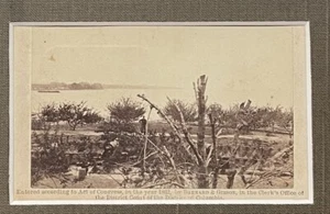 1862 MATTHEW BRADY Album Gallery 'View of Yorktown and Fleet' CIVIL WAR Photo - Picture 1 of 11