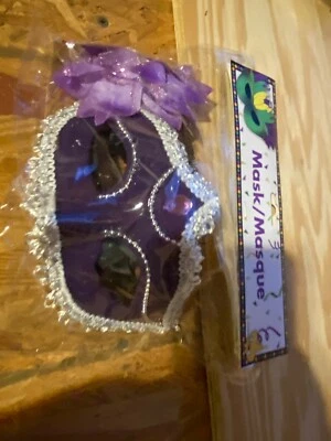 Mardi Gras  Masquerade Halloween Mask for Women new on factory packaging - Image 1 of 3