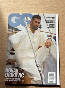 GQ Magazine February 2024 Novak Djokovic Tennis - Ridley Scott - Generation ZYN - Picture 1 of 3