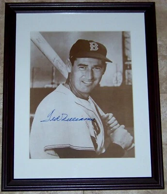 BLOWOUT SALE! Ted Williams Signed Autographed 11x14 Baseball Photo JSA AH LOA! - Image 1 of 2