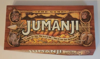 Juego de mesa original Jumanji Milton Bradley 1995 piezas selladas hoja de pegatinas #4407 Foto 1 de 4