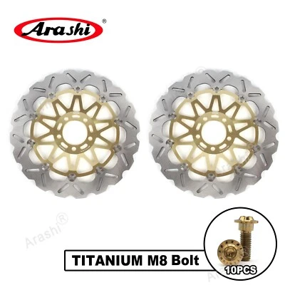 Rotor e parafusos de disco de freio dianteiro para Kawasaki Ninja ZX-9R 1994-1997 2002 2003 ZX9R - Imagem 1 de 4