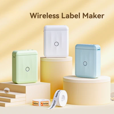 Thermal Label Printer Portable Paper Maker Wireless Sticker Machine - Image 1 of 4