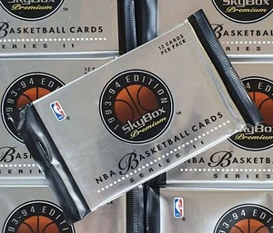 1993-94 Skybox Premium NBA Basketball Series 2 Pack - Factory Sealed Packs - Picture 1 of 3