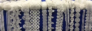 Embroidered,ribbon,Vintage,Wedding dress,sewing craft Lace Trim - Picture 1 of 96