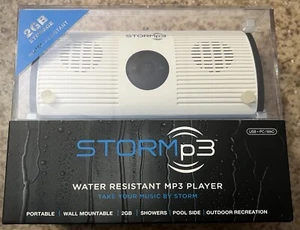 STORMp3 Altoparlante Mp3 Resistente all'acqua e Portatile 2GB Storage Batteria di Lunga Durata - Foto 1 di 10