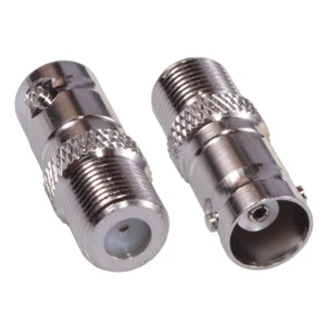Adaptador F hembra a BNC hembra conector acoplamiento satélite coaxial cable TV - Imagen 1 de 1