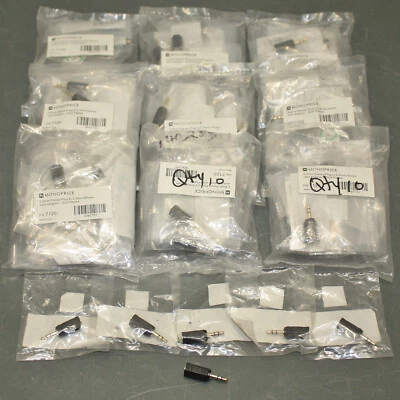 (96) Adaptadores Jack Monopricetereo 7126, Enchufe Estéreo TRS de 3,5 mm a 2,5 mm Foto 1 de 4