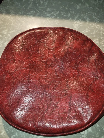 Vintage Red Barstool Cover 14.5" Cover
