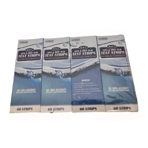 JJ CARE 6 In 1 Pool Test Strips 240 Strips Total Chemical Testing Hot Tub Spa - Picture 1 of 6