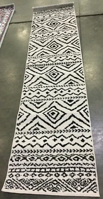 Tapete com defeito IVORY/PRETO 2' X 9', preço reduzido 1172661953 TUL267D-29 - Imagem 1 de 3