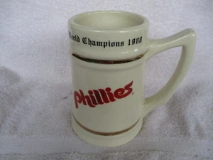 PHILADELPHIA PHILLIES 1980 WORLD CHAMPIONS VINTAGE 1980er STEIN oder TASSE - Bild 1 von 2