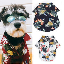 Summer Pet Dog Cat T Shirt Tops Costume Puppy Pineapple Pattern Blouse Cloths