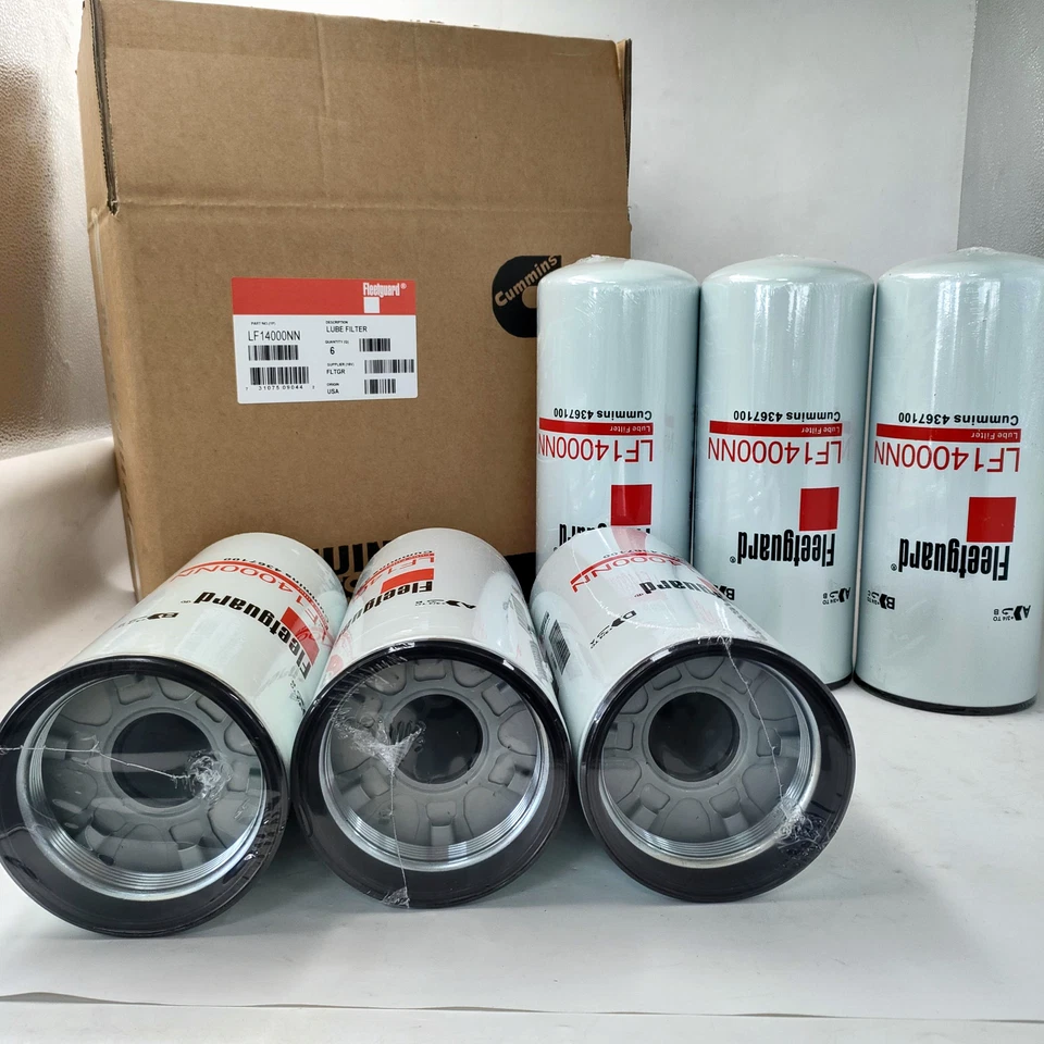 6 Pack Fleetguard LF14000NN Oil Filter Cummins ISX 4367100 NEW US STOCK - Image 1 of 4