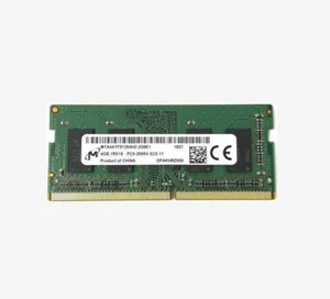 1X Micron 4GB DDR4 RAM 2666MHz SODIMM Laptop RAM Memory 260 Pin Non-ECC PC-21300 - Afbeelding 1 van 2
