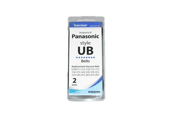 Everclean Generic Panasonic Style UB 5000 Series Upright Belts 2Pk - image 1 of 1