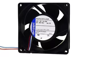 ebm-papst 3-5/8" Fan 24V 29W 10500 RPM 3-Wire Tach Output Function 92x92x38MM - Picture 1 of 3